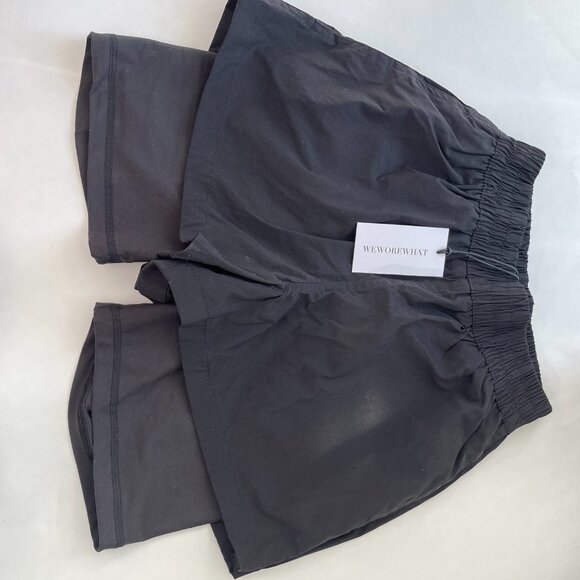 WE WORE WHAT WINDBREAKER NYLON BIKER SHORT NWT SIZE XS NWT - Picture 4 of 4